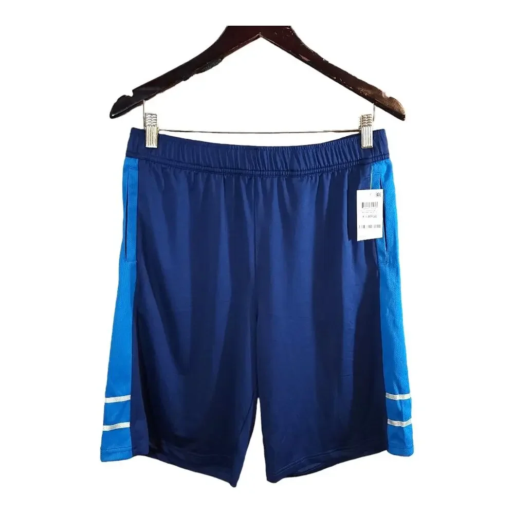 Ideology Blue Drawstring Athletic Shorts Workout Basketball Casual Boys' XL NWT